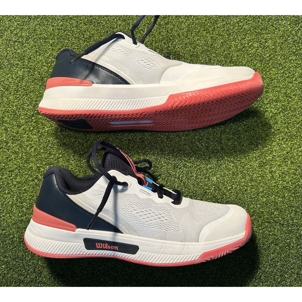 Wilson Intrigue Pro Women's White Tennis Pickleball Shoes White Coral Size 9